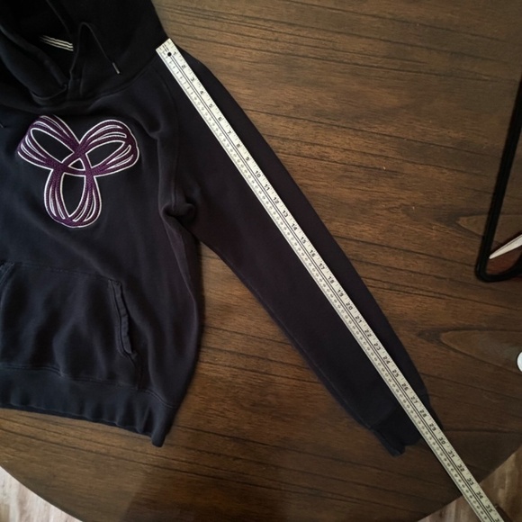 TNA pullover hoodie black with purple logo size M - Picture 12 of 15